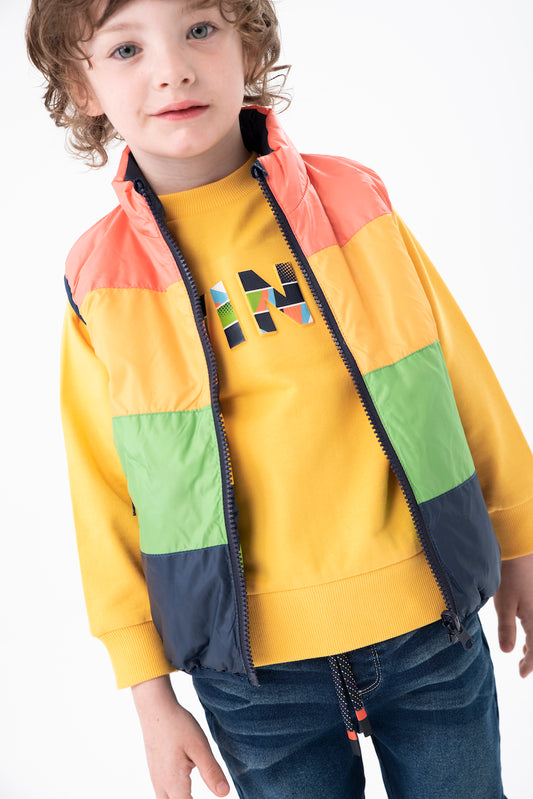 Chaleco impermeable reversible mini niño