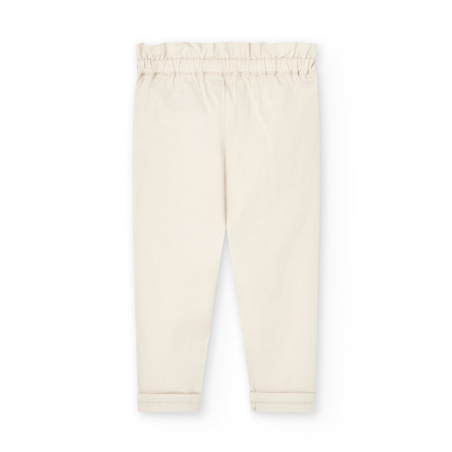 Pantalón gabardina stretch beige mini niña