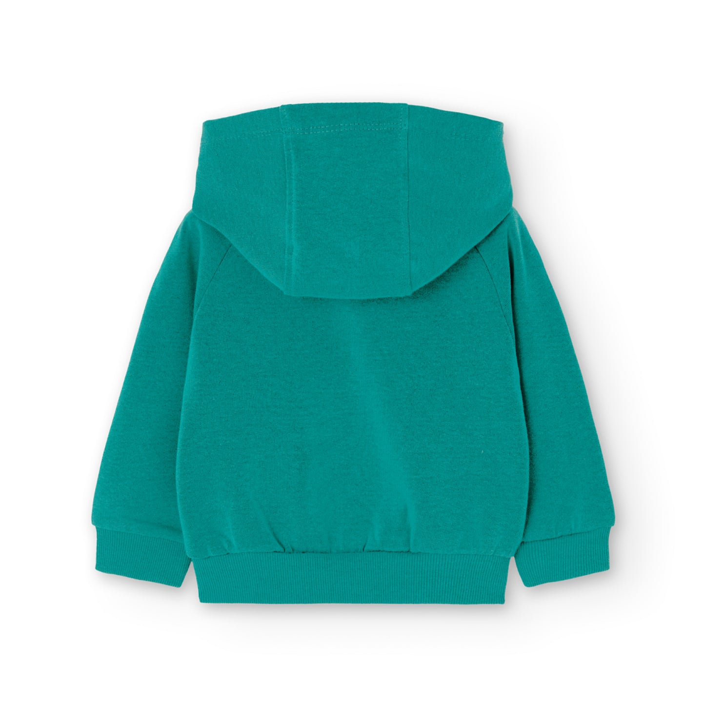 Conjunto de sudadera aqua con pantalón de felpa estampado para mini niña