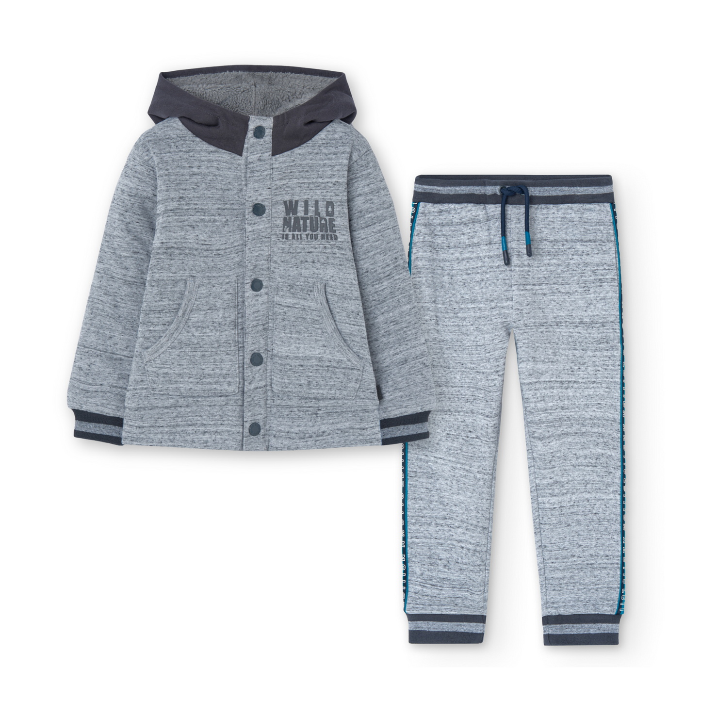 Conjunto de pants gris vigoré para niño jr