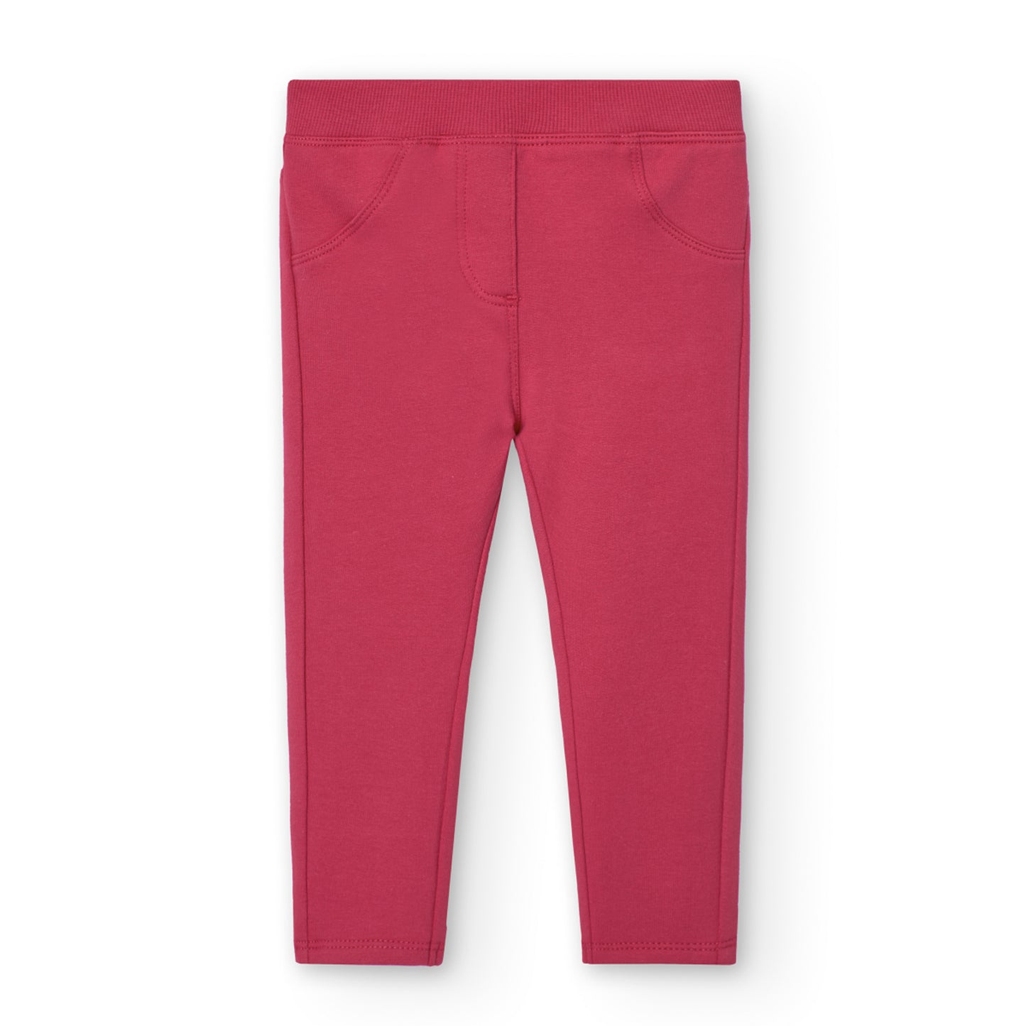 Pantalón rubí de felpa para mini niña