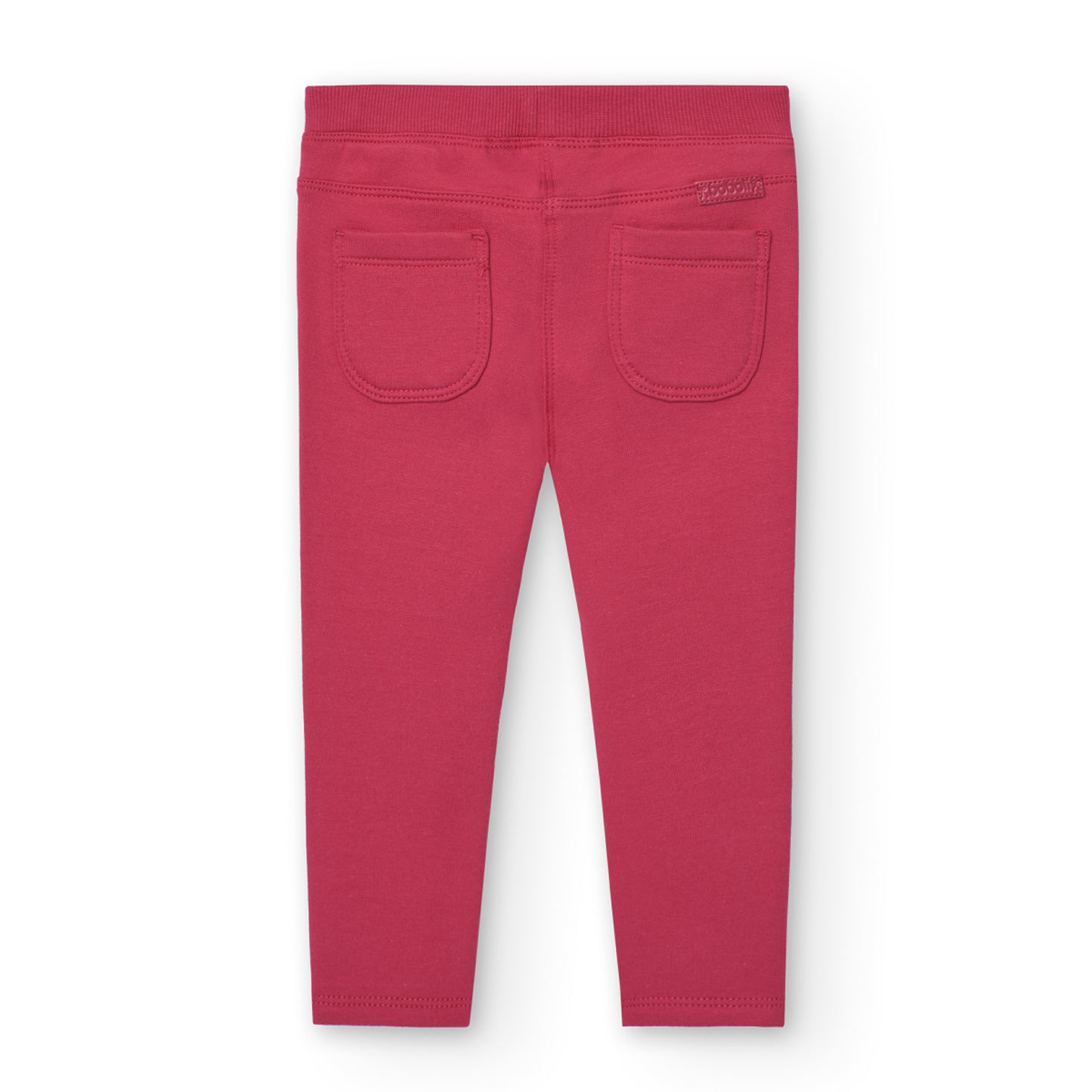 Pantalón rubí de felpa para mini niña