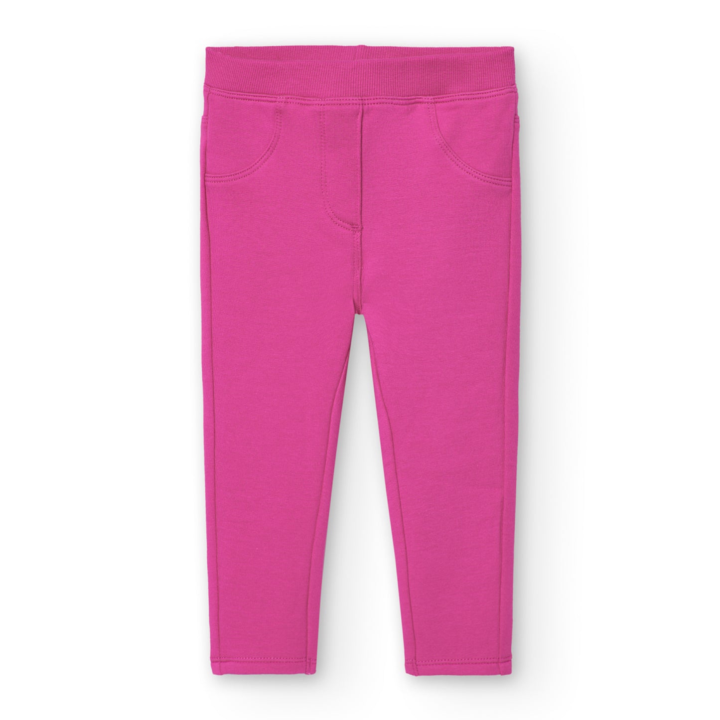 Pantalón rosa de felpa para mini niña