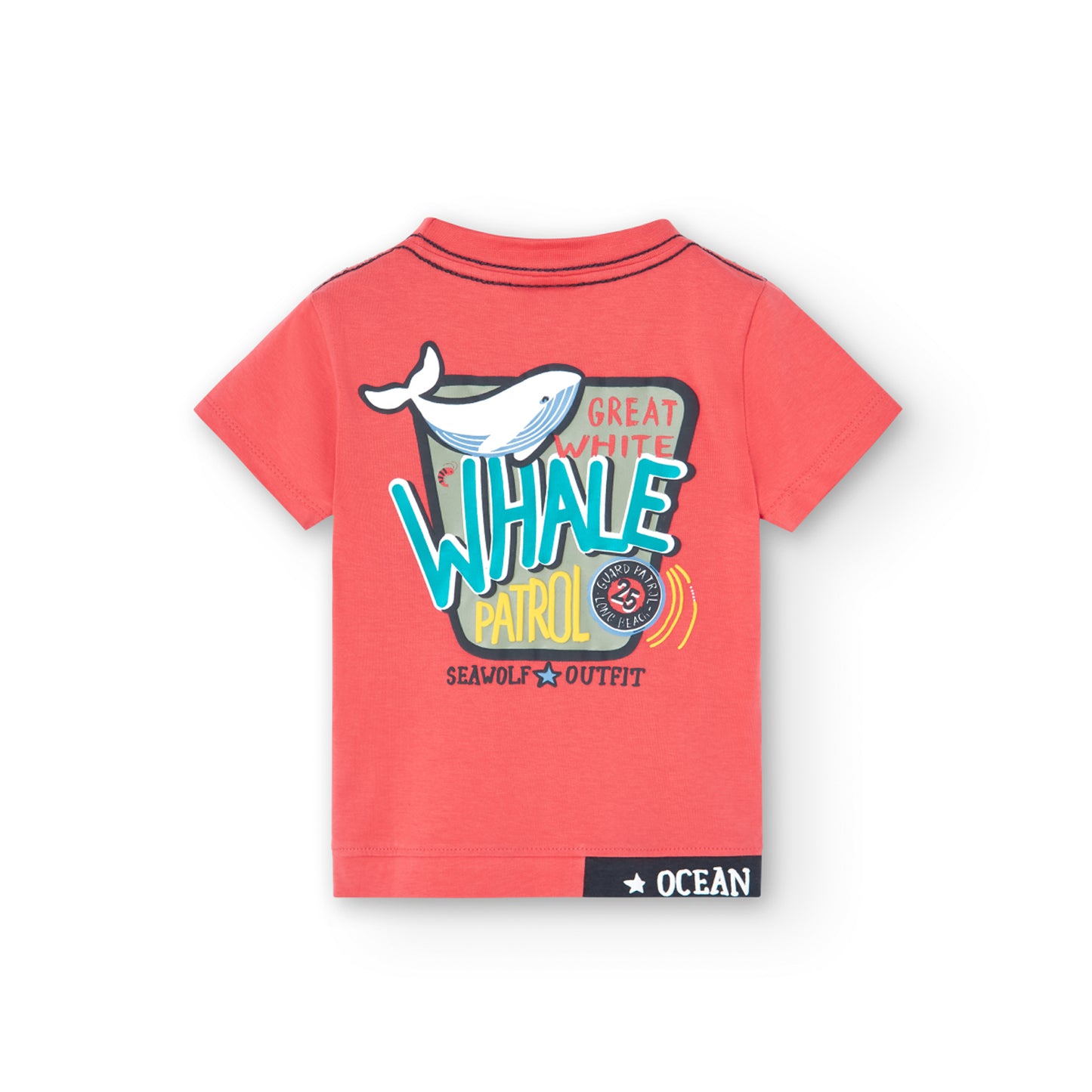 Playera punto sandía mini niño