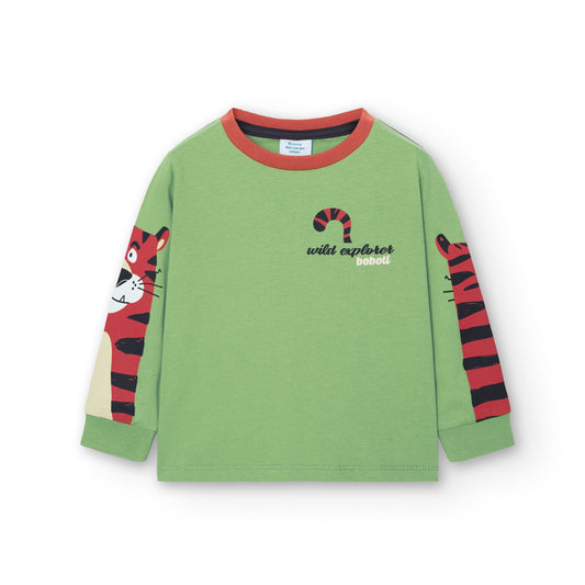 Playera punto kiwi mini niño