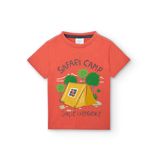 Playera punto camp mini niño