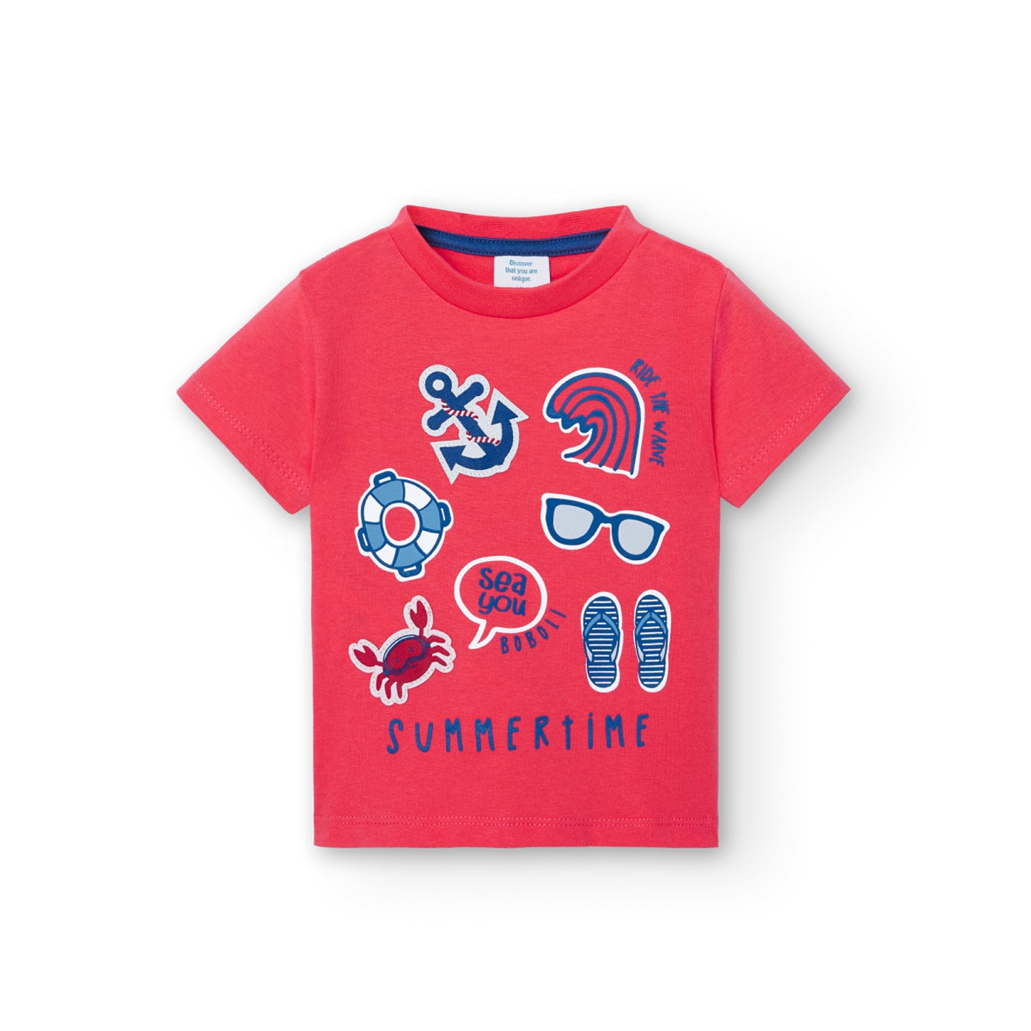 Conjunto playera con short naútico mini niño