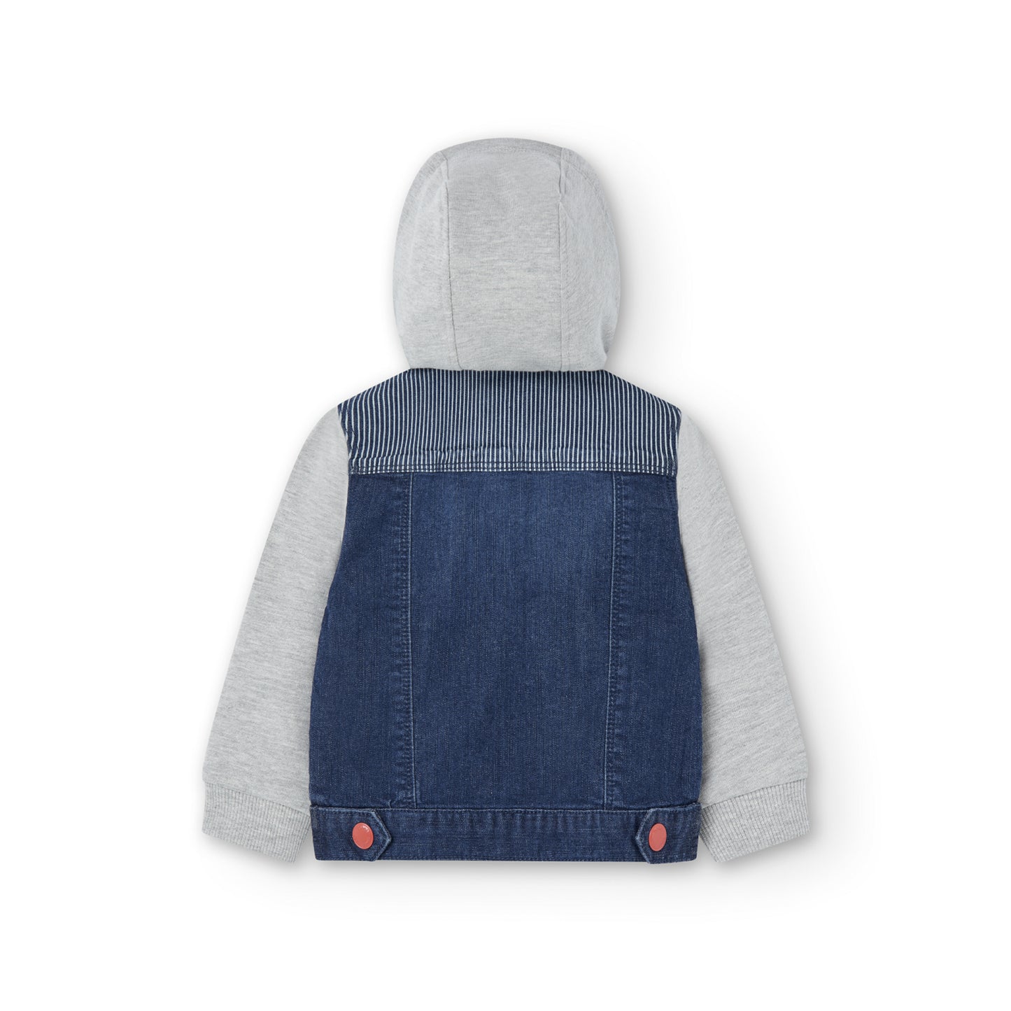 Chamarra denim combinada mini niño