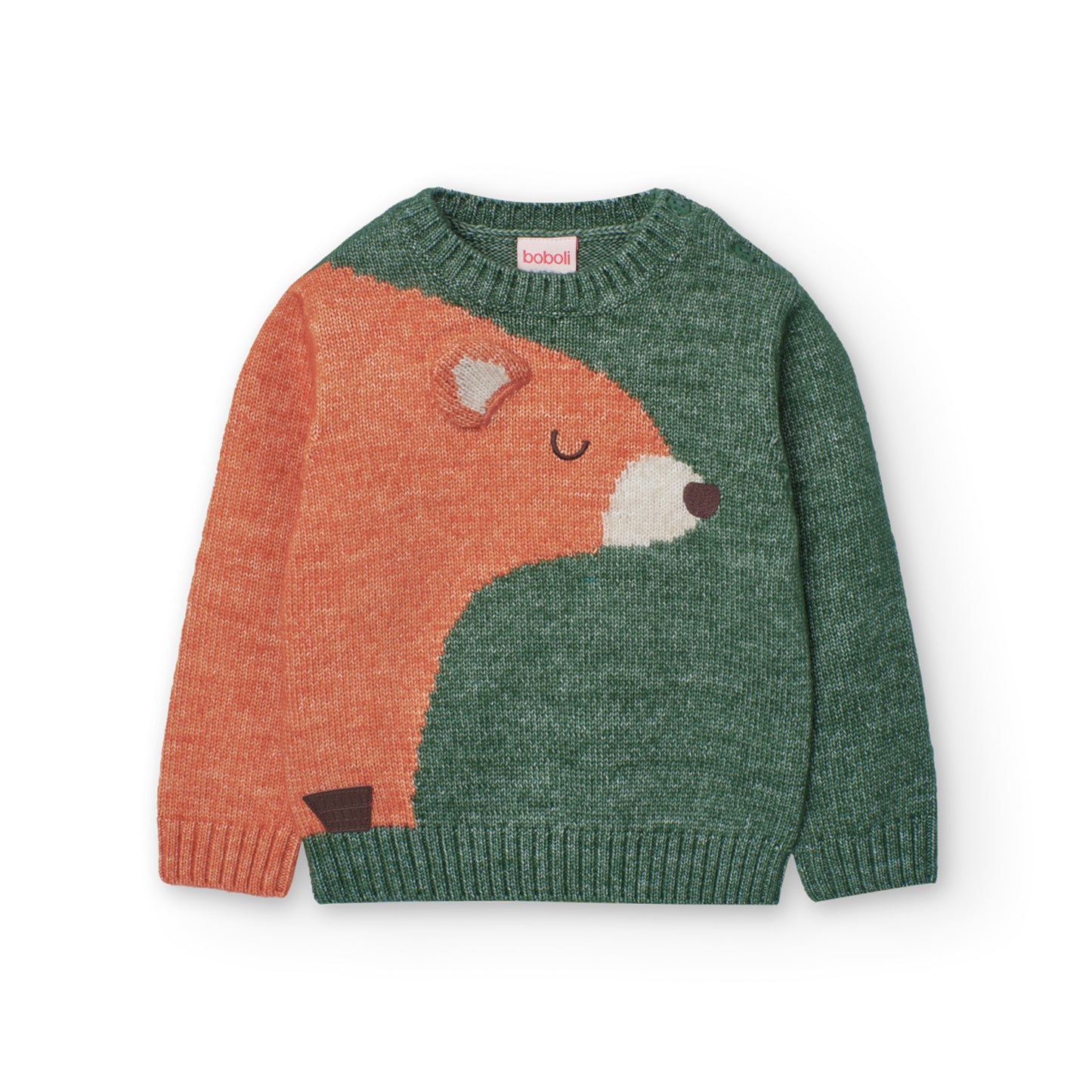 Suéter tricot bosque para mini niño