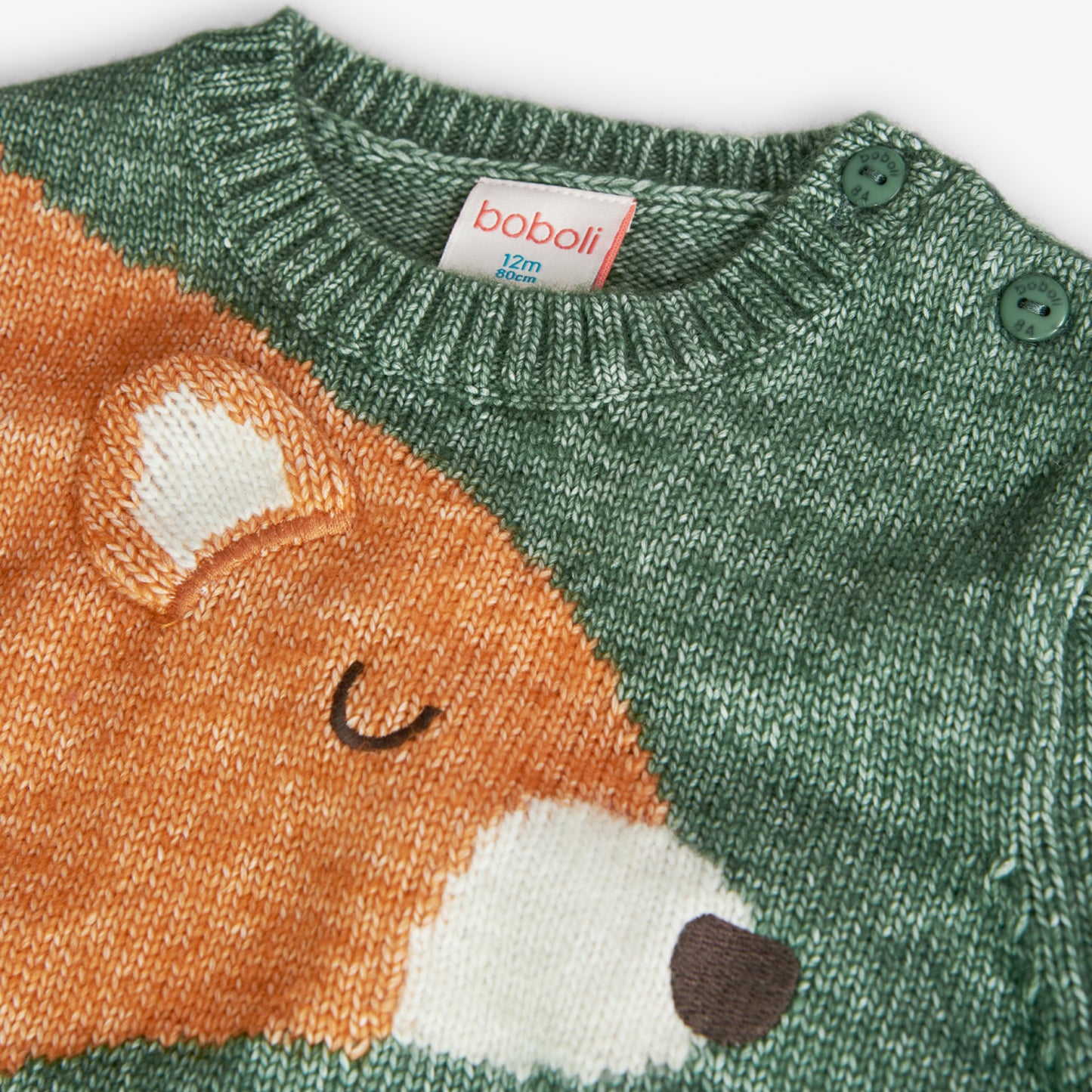 Suéter tricot bosque para mini niño