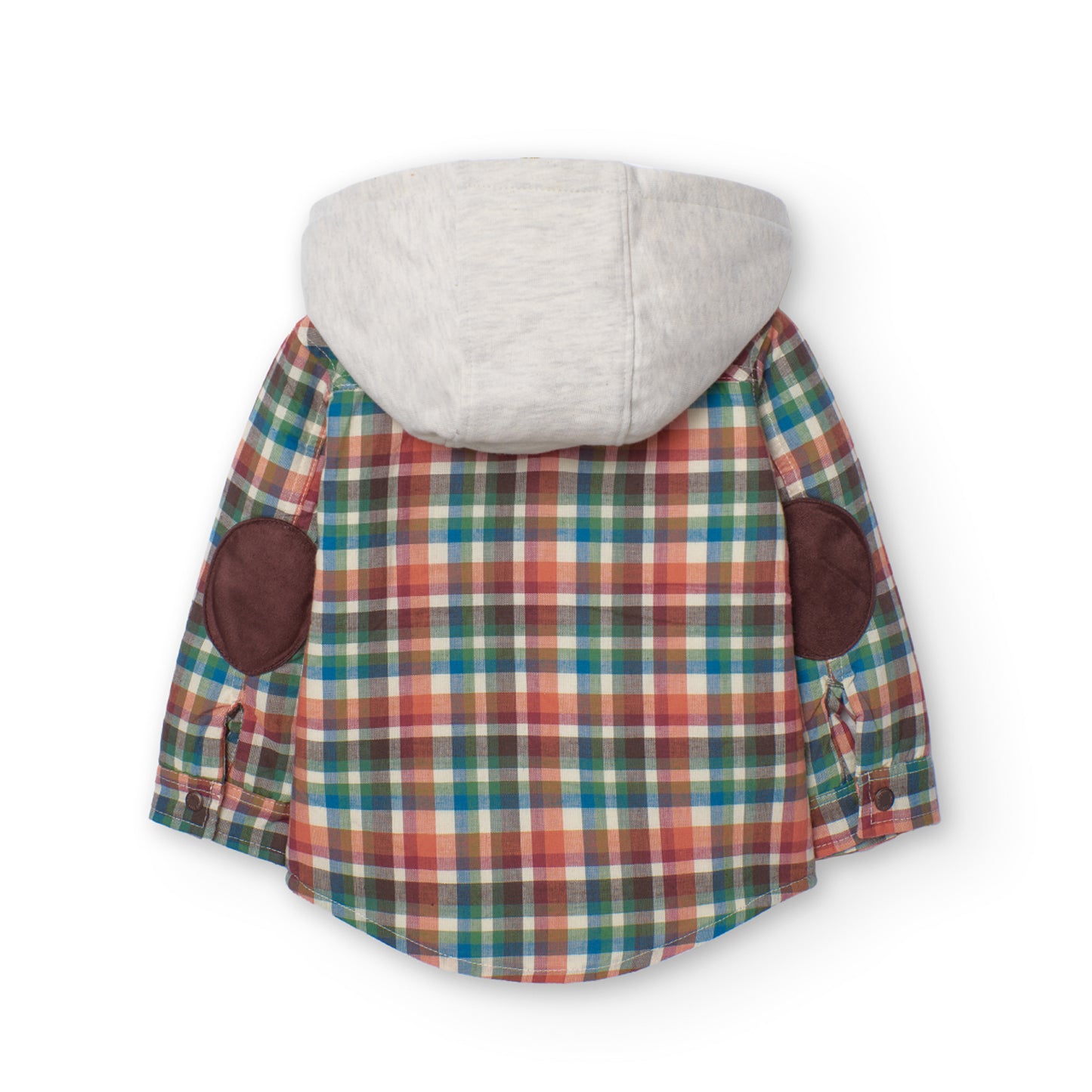 Sobrecamisa polar a cuadros para mini niño