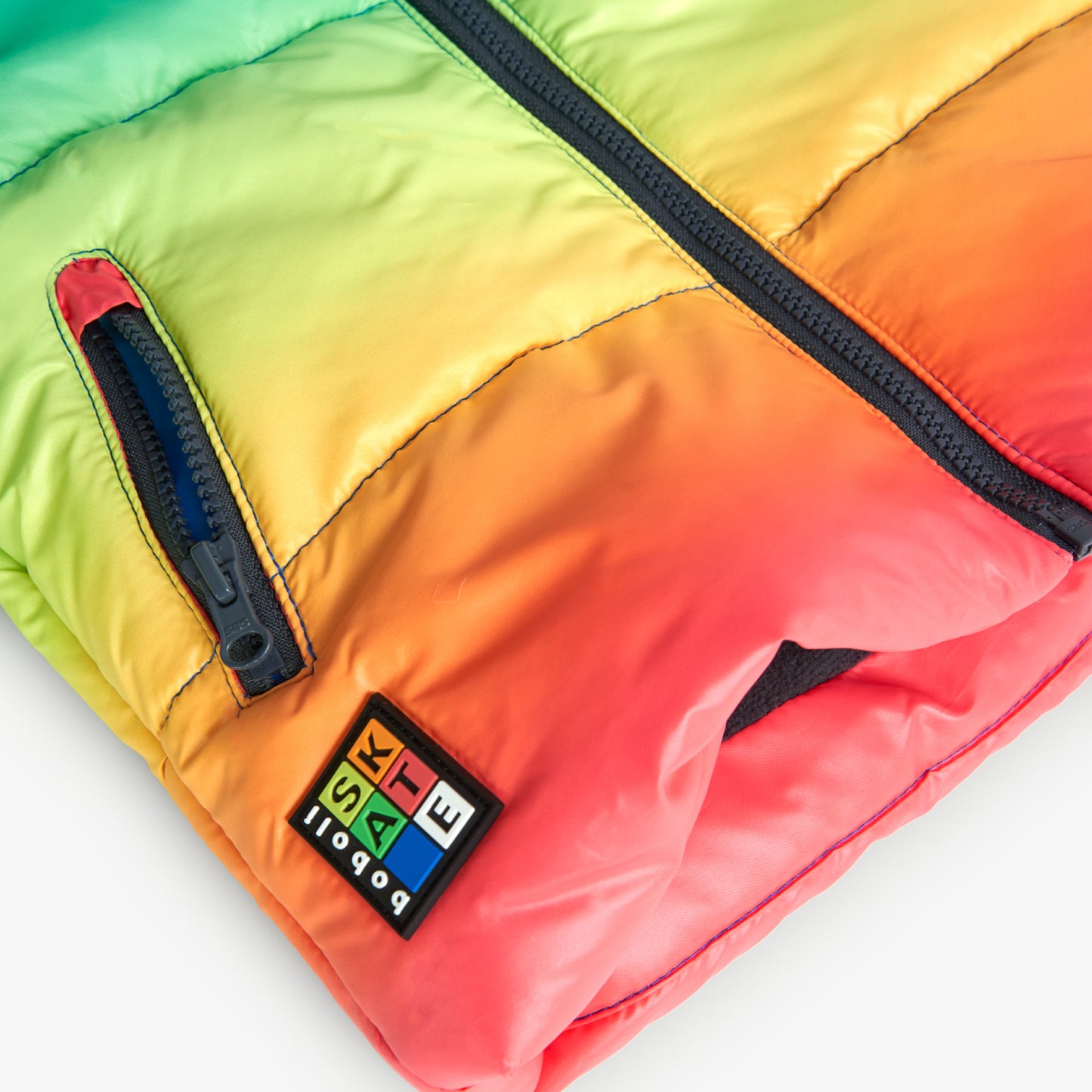 Chamarra impermeable multicolor para mini niño