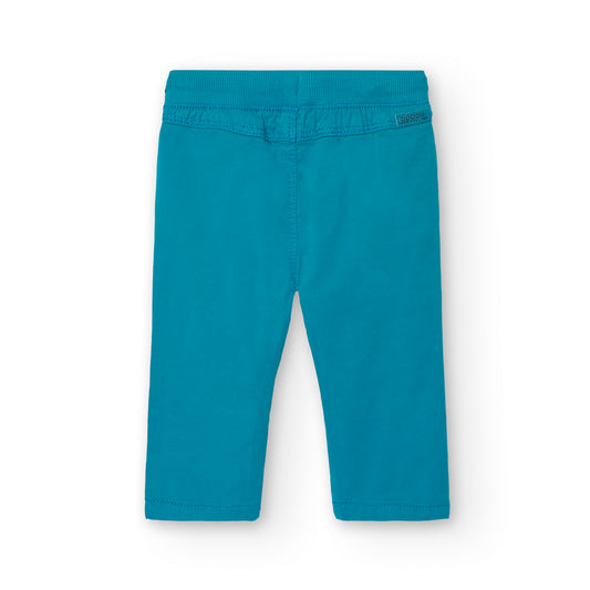 Pantalón jogger azul turquesa mini niño