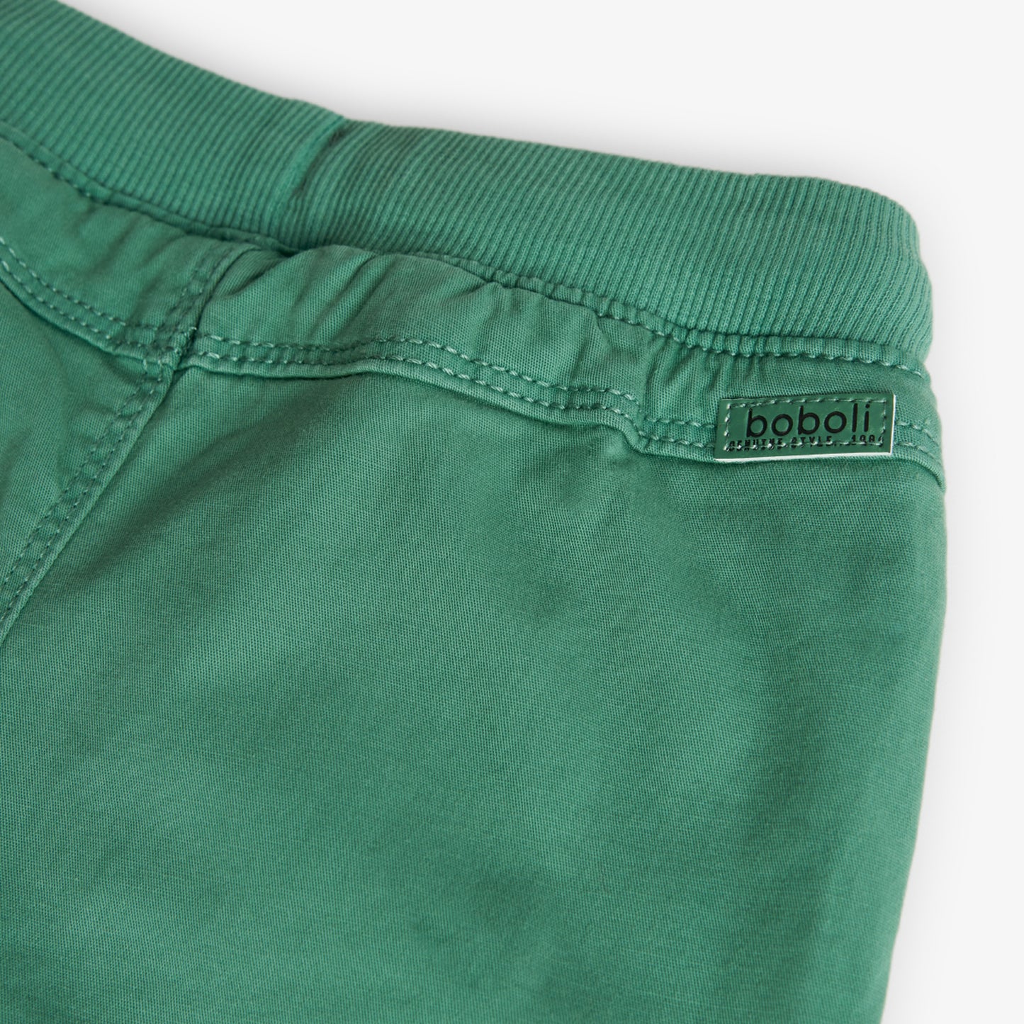 Pantalón jogger verde mini niño