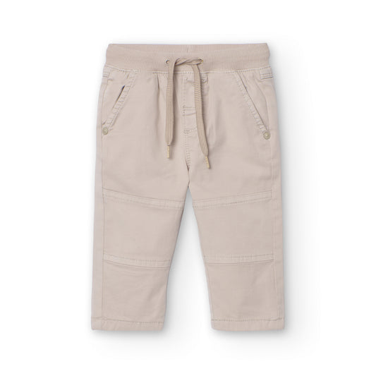 Pantalón jogger hueso mini niño