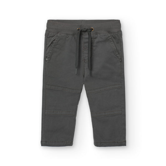 Pantalón jogger gris antracita mini niño