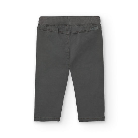 Pantalón jogger gris antracita mini niño