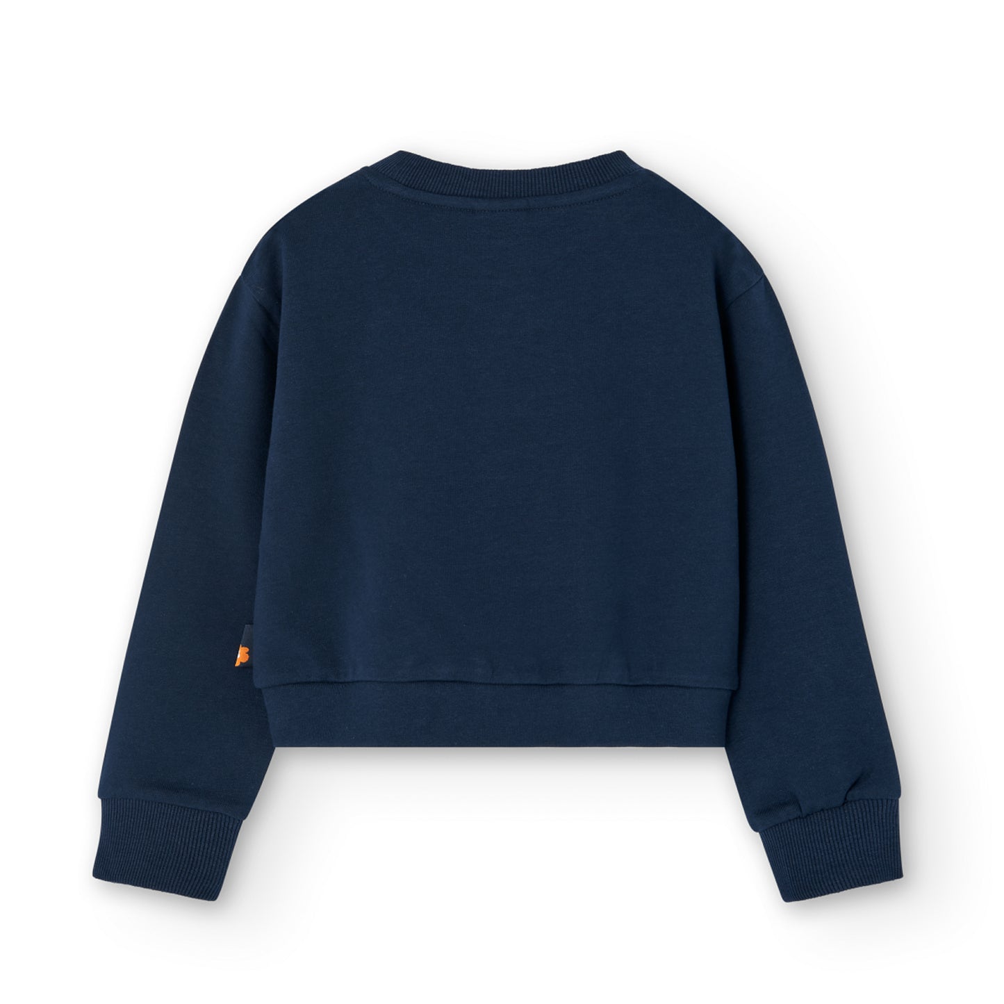 Sudadera felpa azul marino mini niña y niña jr