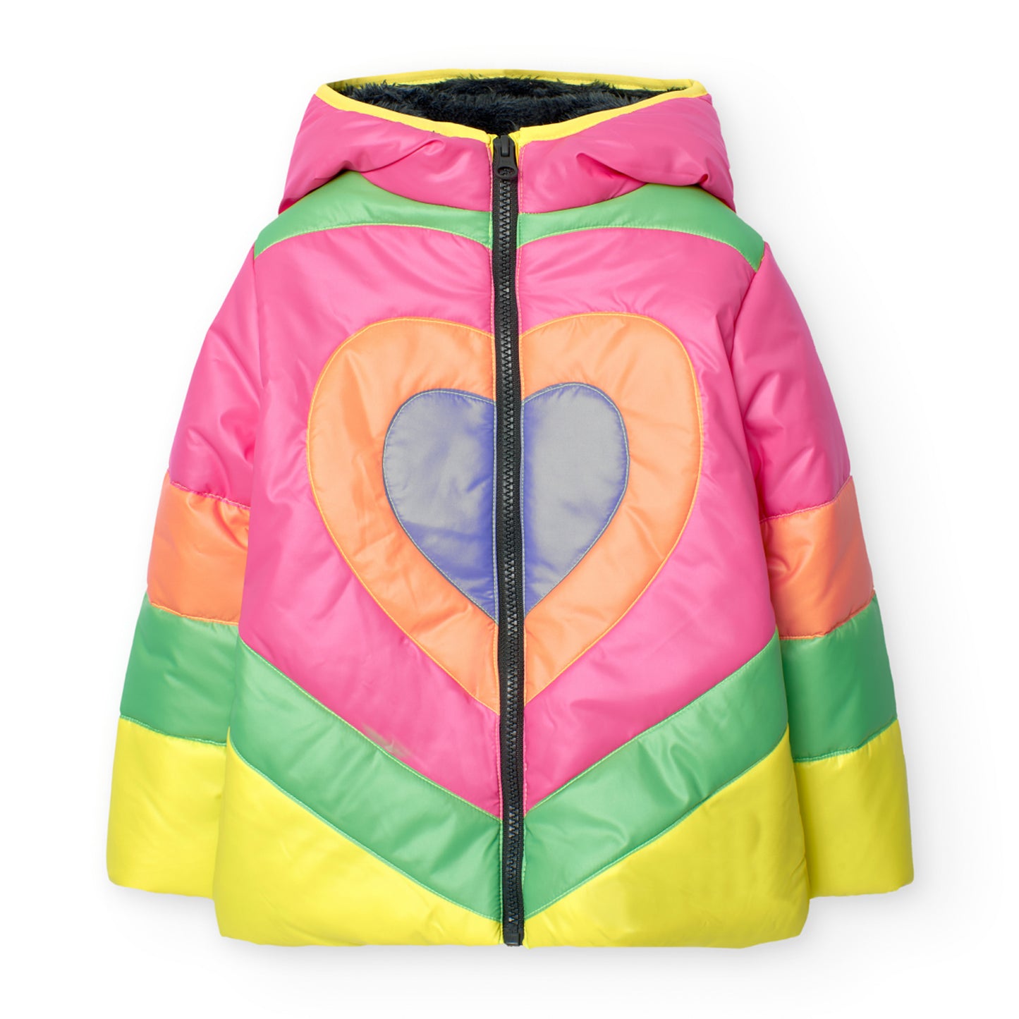 Chamarra impermeable reversible para mini niña y niña jr