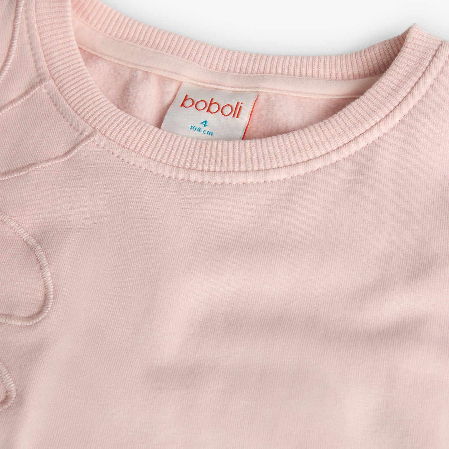 Sudadera rosa pétalo para niña jr