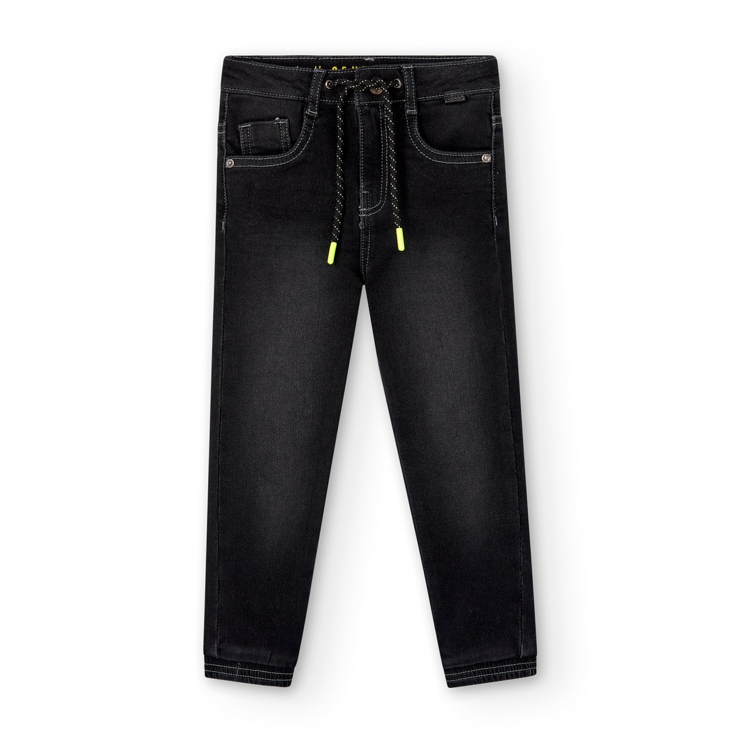 Pantalón negro denim niño jr