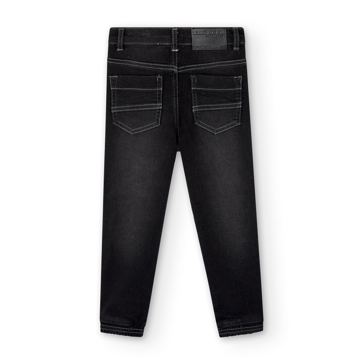 Pantalón negro denim niño jr