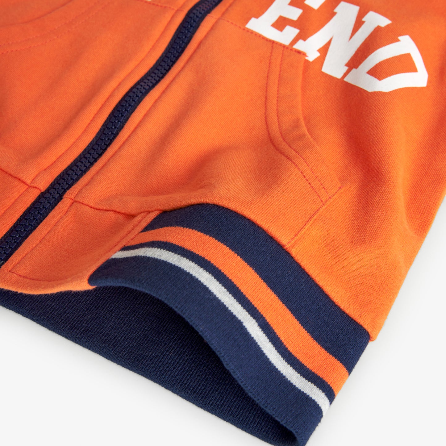 Sudadera felpa naranja Leyend mini niño y niño jr