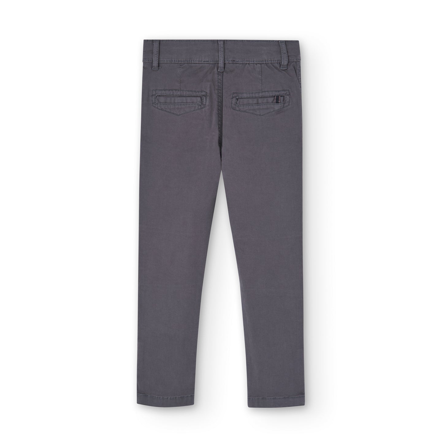 Pantalón gabardina stretch gris niño jr