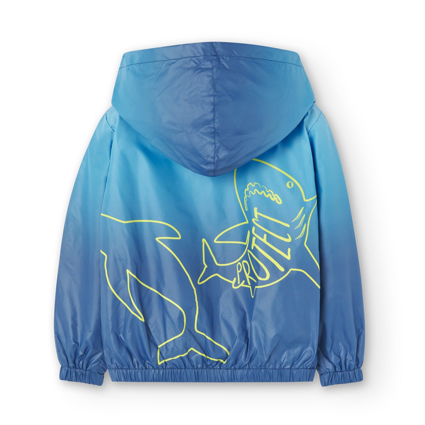 Chamarra impermeable tiburón azul niño jr