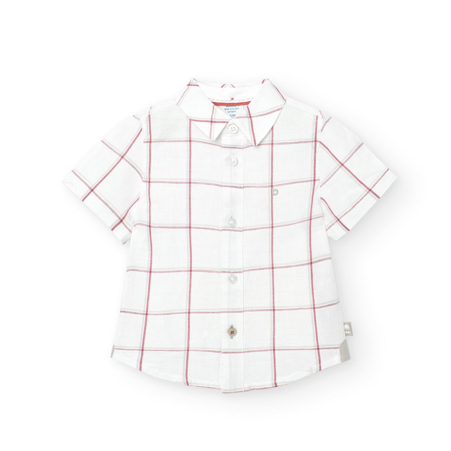 Conjunto de lino camisa con short mini niño