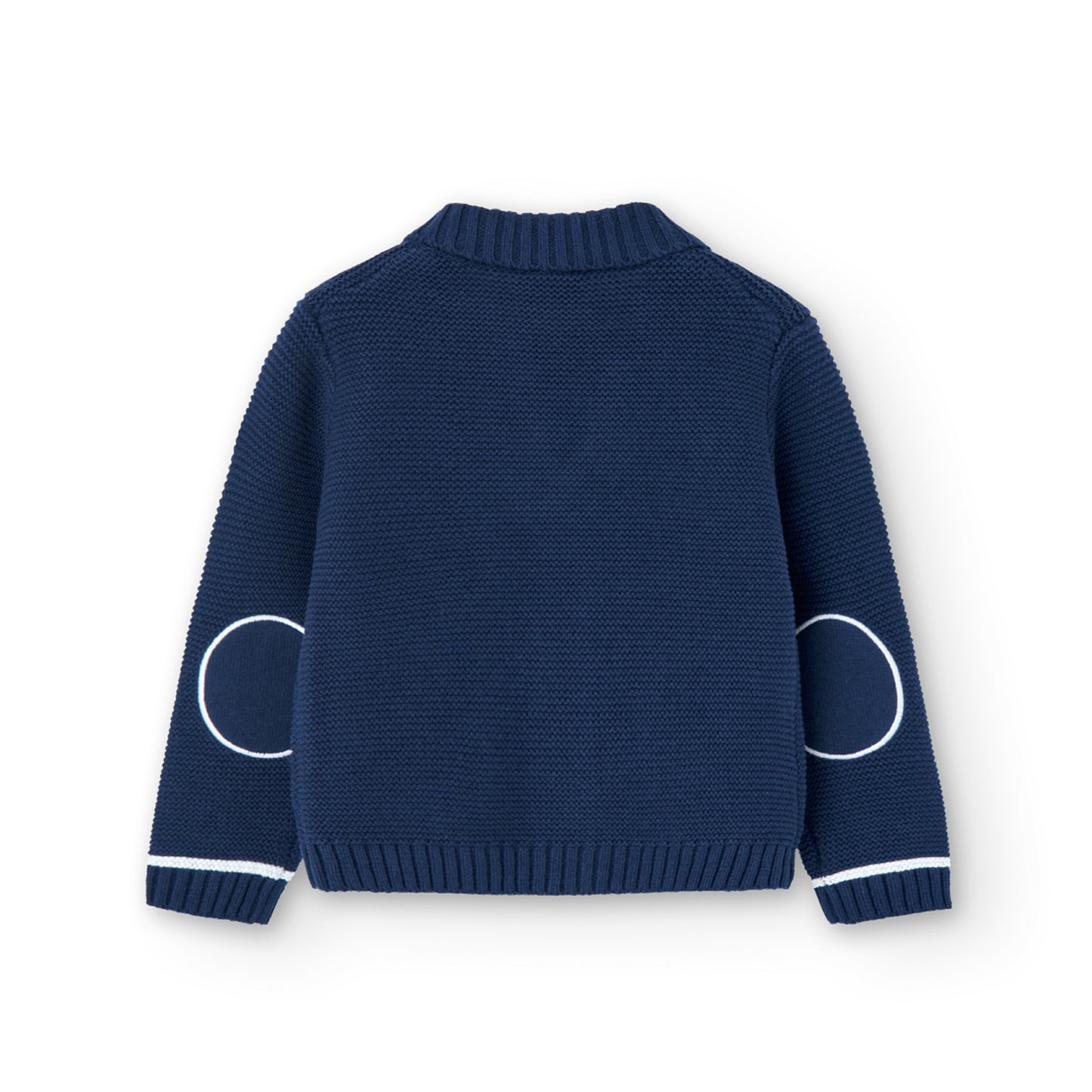 Suéter tricot azul marino mini niño