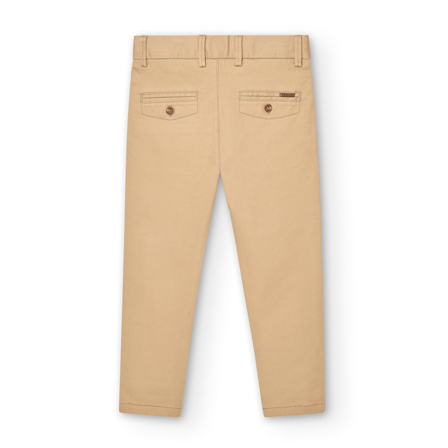 Pantalón satén stretch camel niño jr