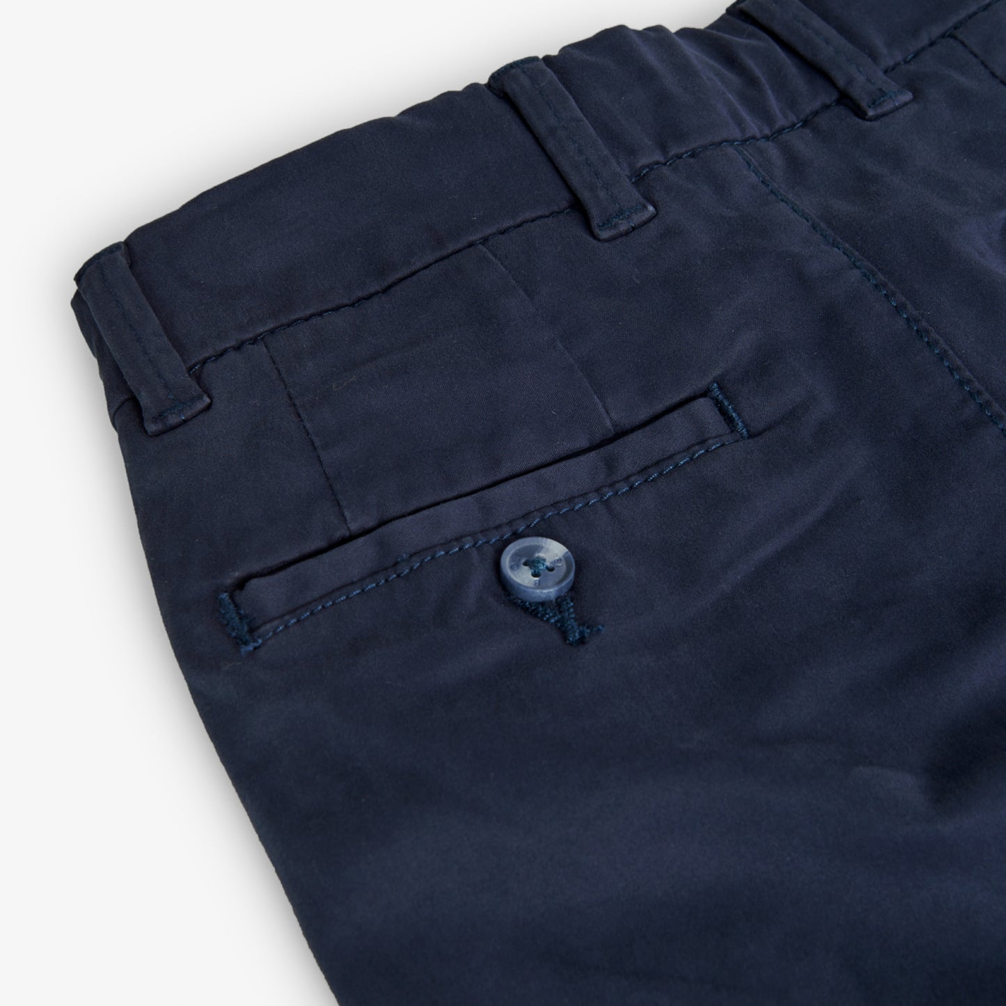 Pantalón satén stretch azul marino niño jr