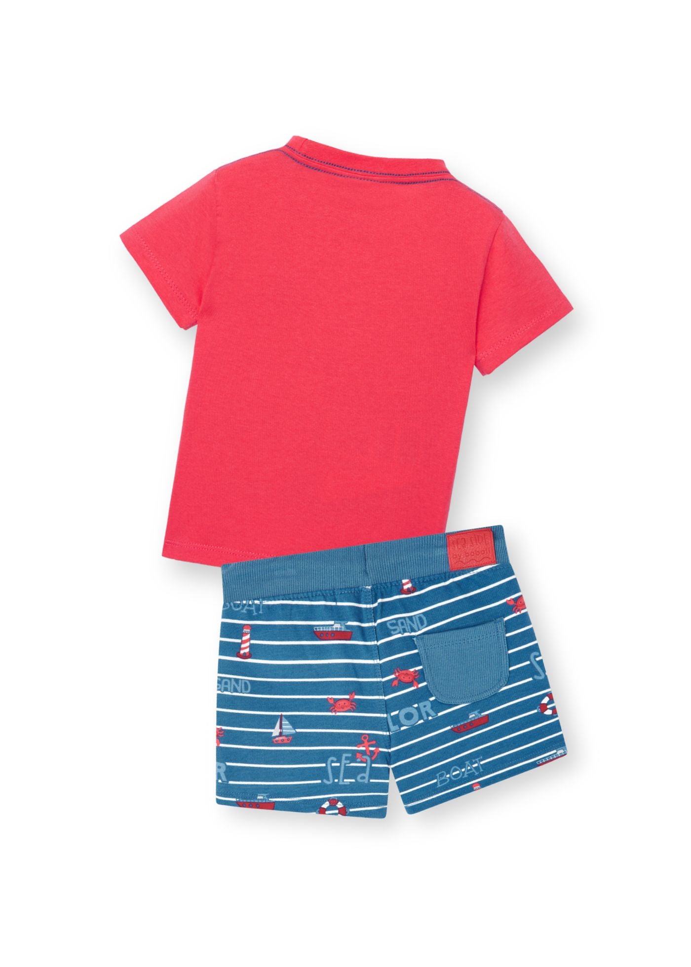 Conjunto playera con short naútico mini niño