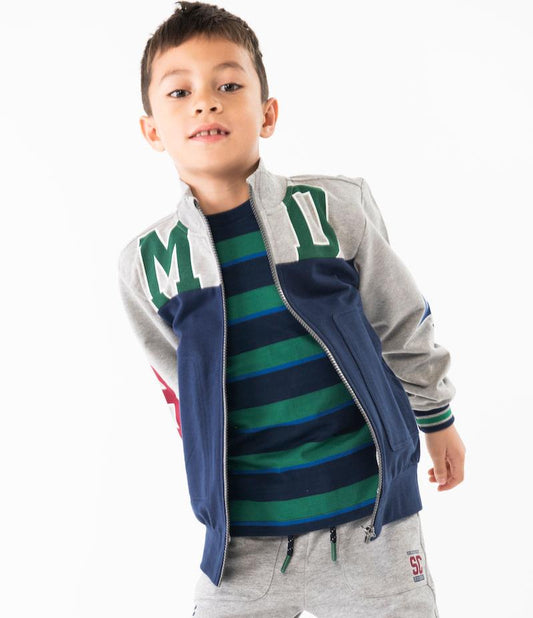 Sudadera azul marino para niño jr