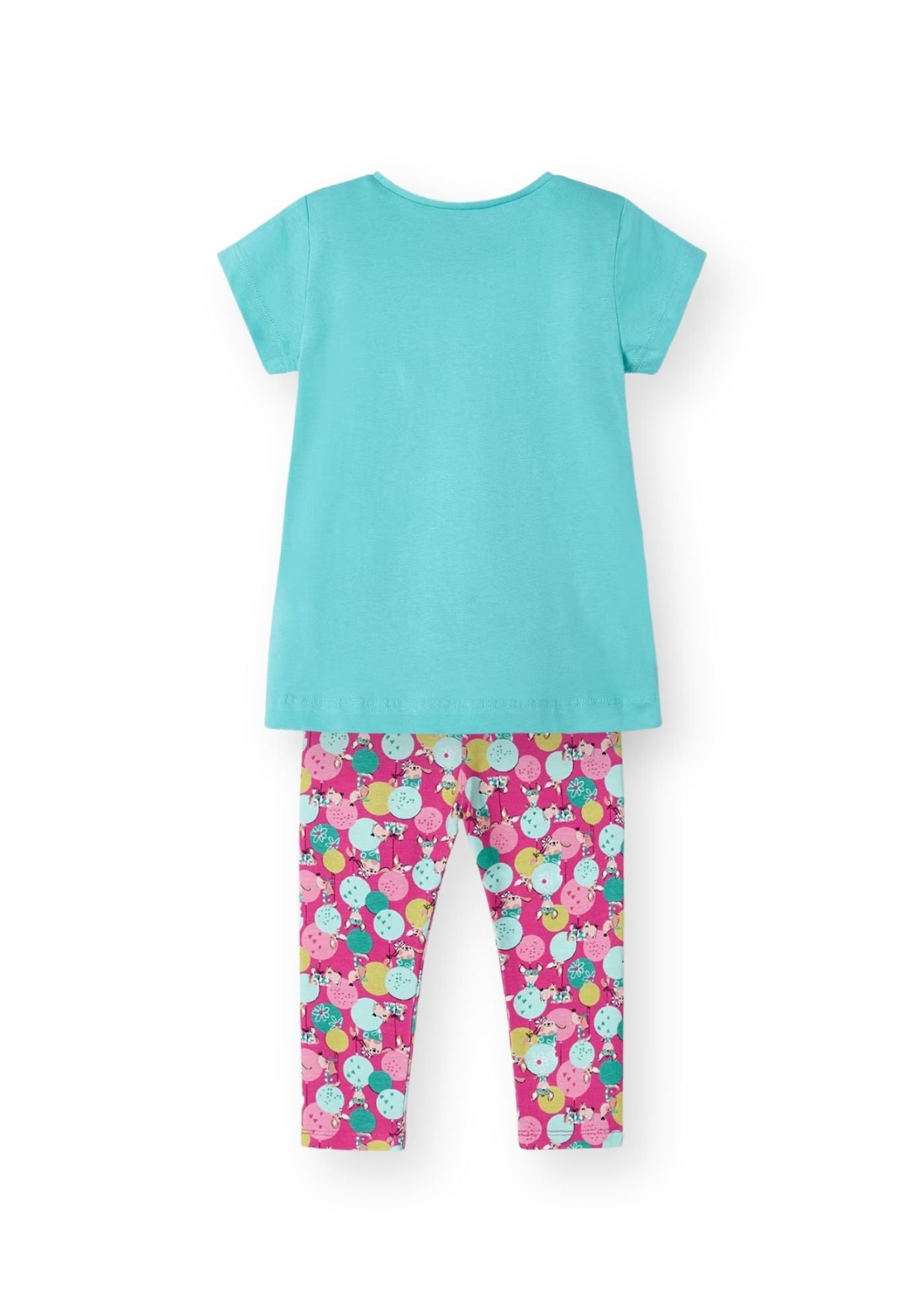 Conjunto jade blusa con leggings mini niña