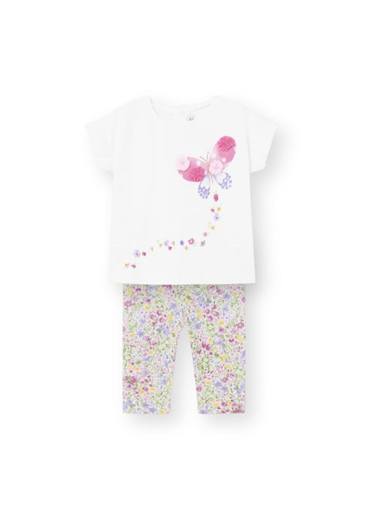 Conjunto blusa leggings 2 piezas bebé niña