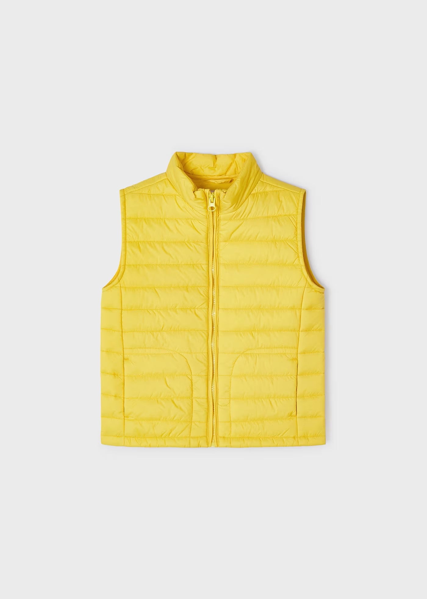 Chaleco amarillo acolchado ultraligero mini niño