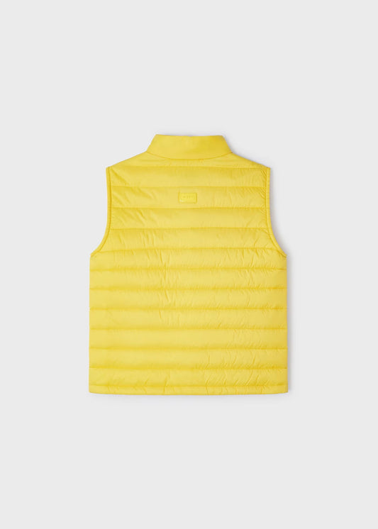 Chaleco amarillo acolchado ultraligero mini niño