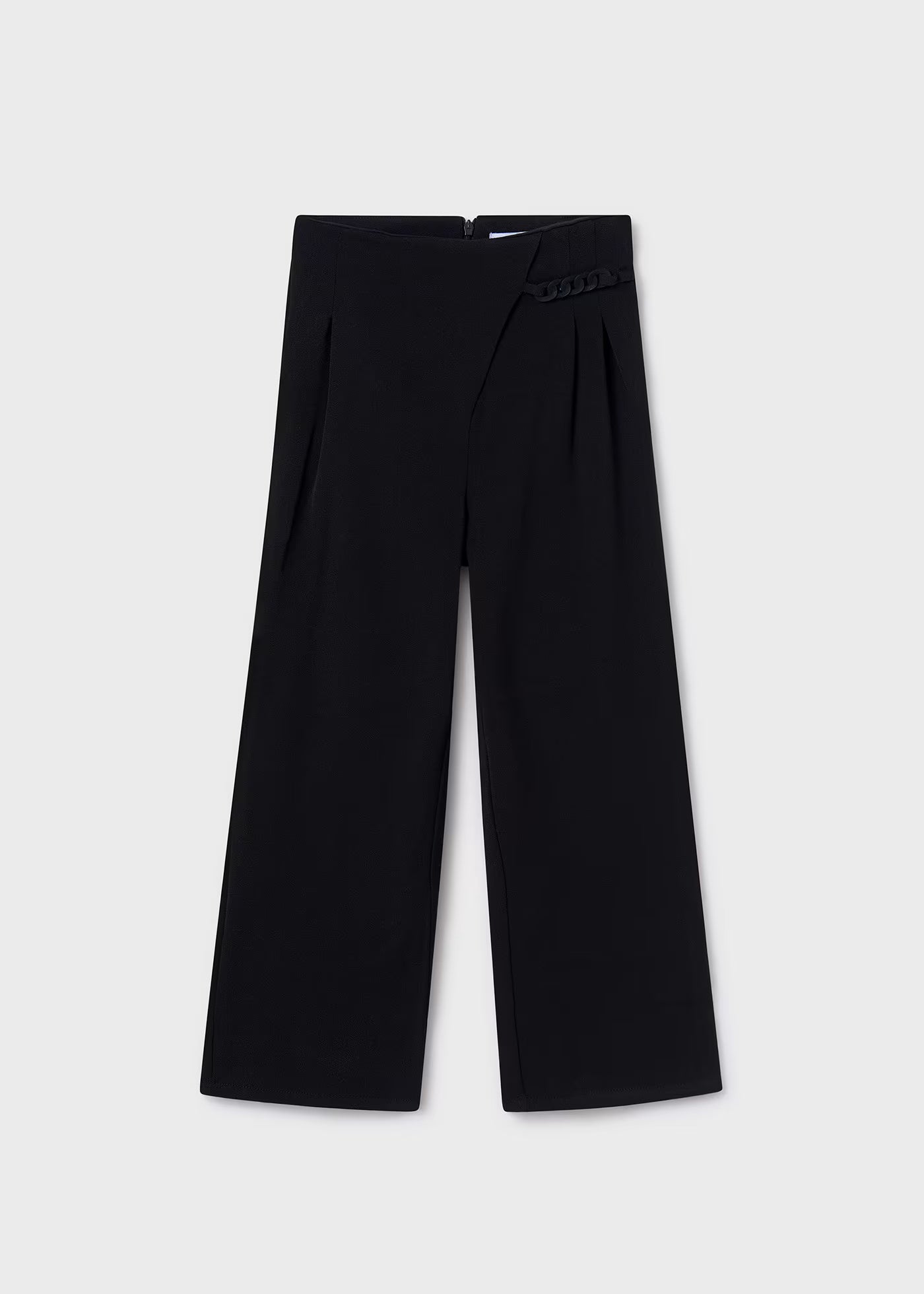 Pantalón negro cadena para niña jr