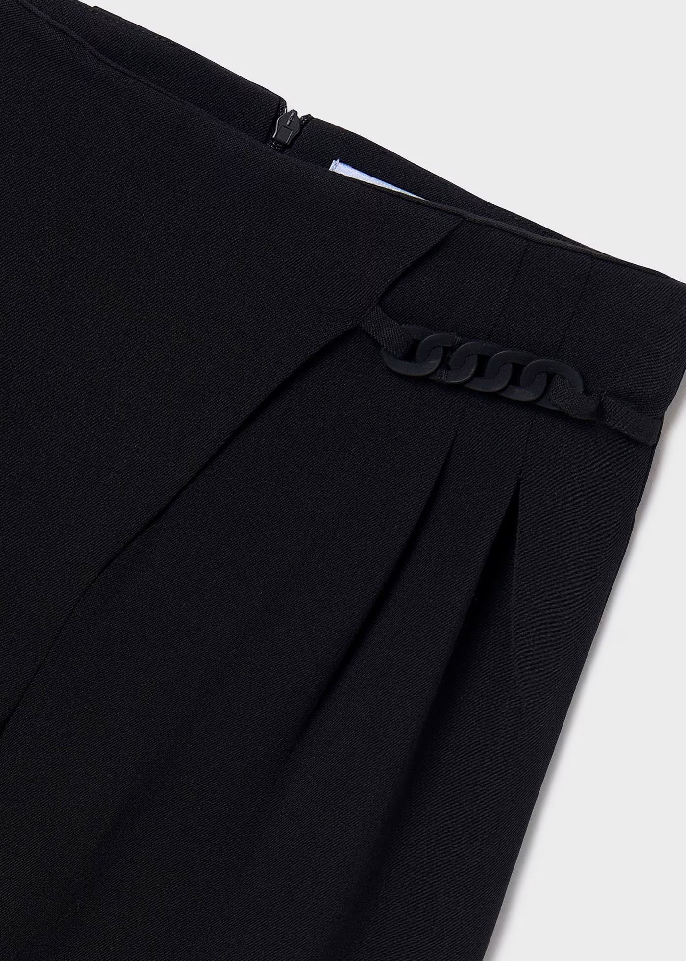 Pantalón negro cadena para niña jr