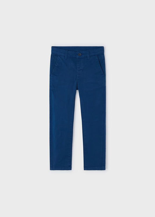 Pantalón chino slim azul mini niño