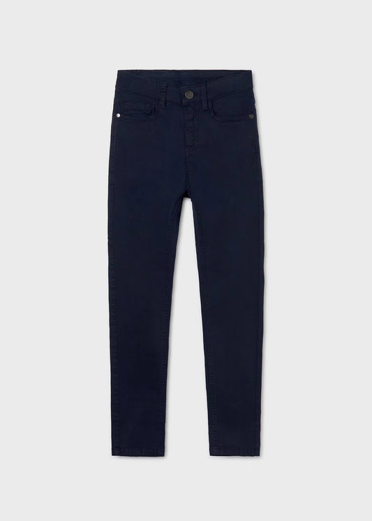 Pantalón slim fit azul marino niño jr