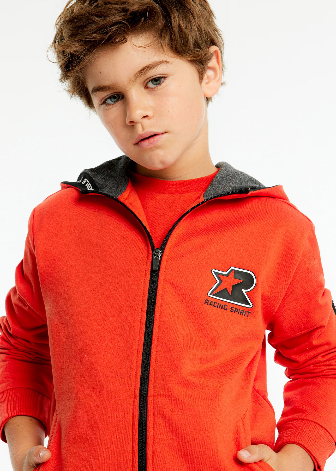 Conjunto de pants chandal rojo para niño jr