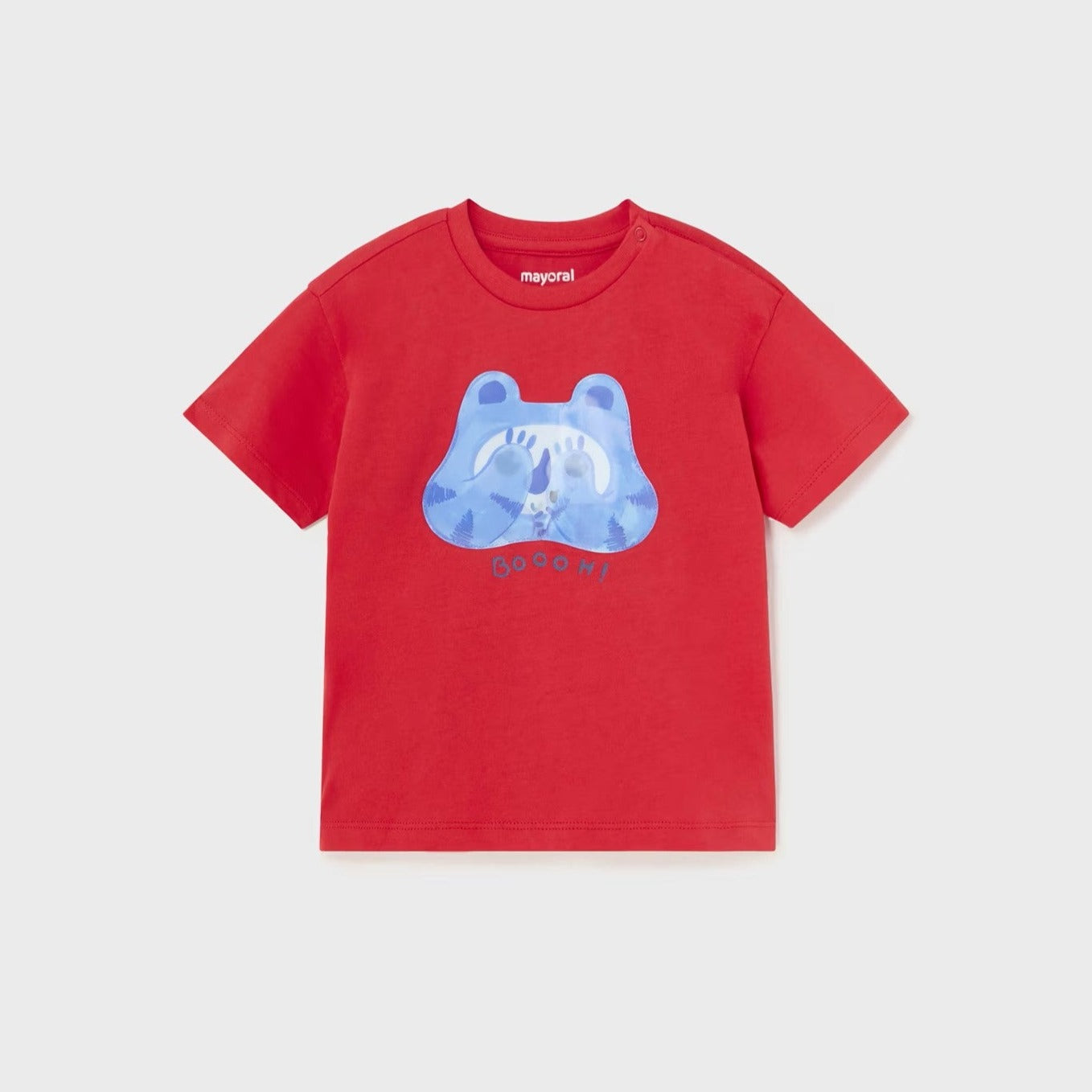 Playera rojo sandía interactiva bebé niño