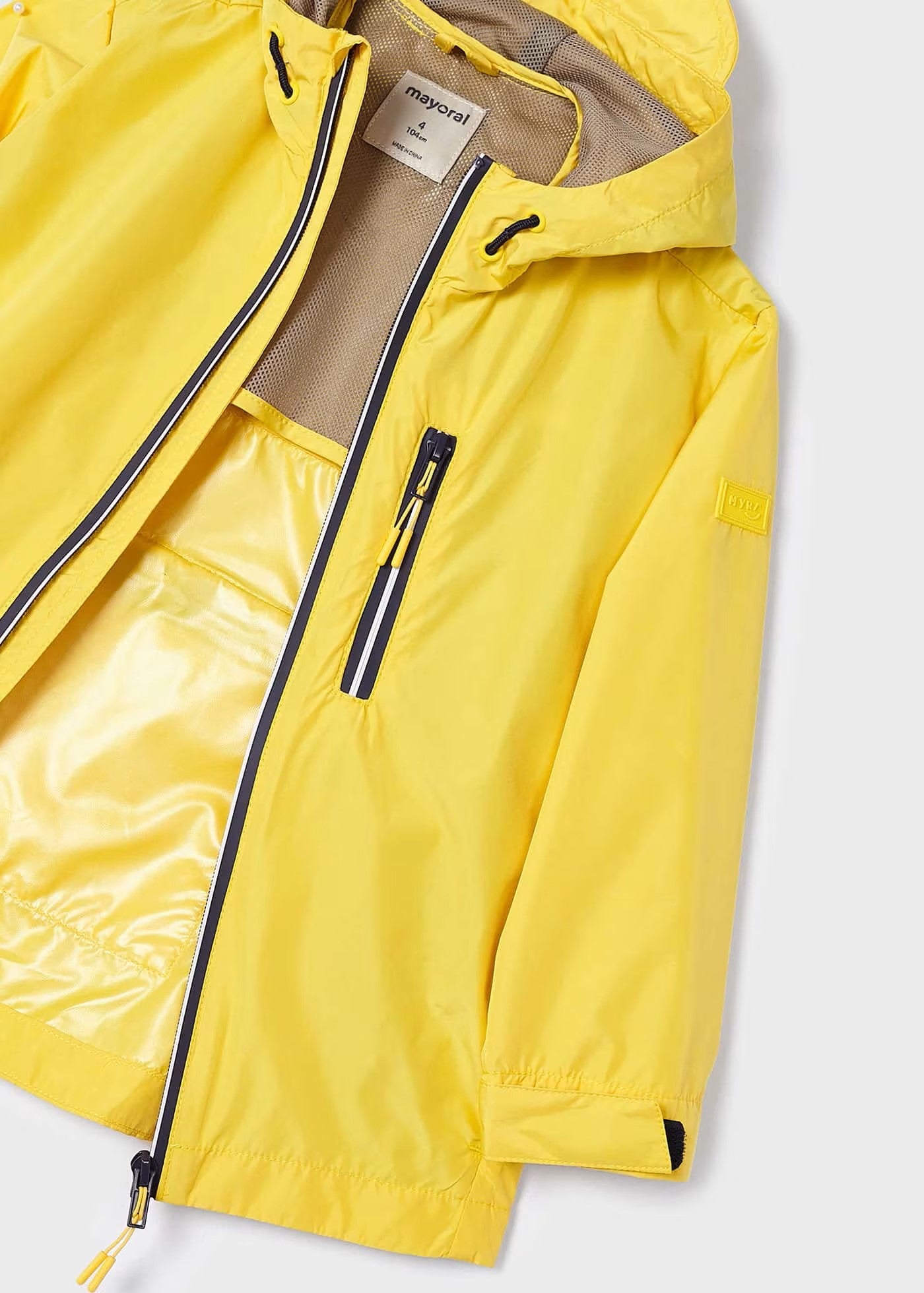 Impermeable amarillo mini niño