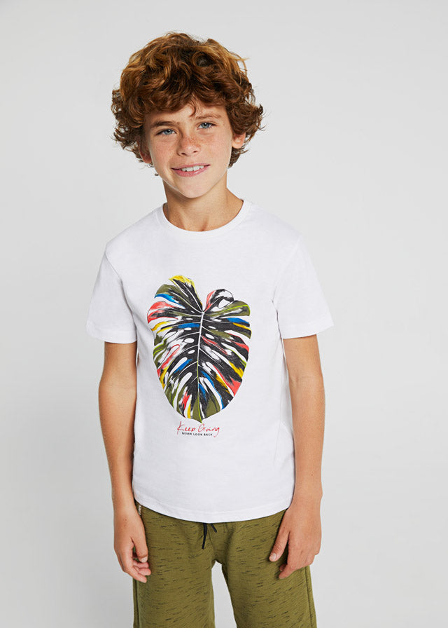 Set de 2 playeras manga corta ECOFRIENDS hoja niño jr