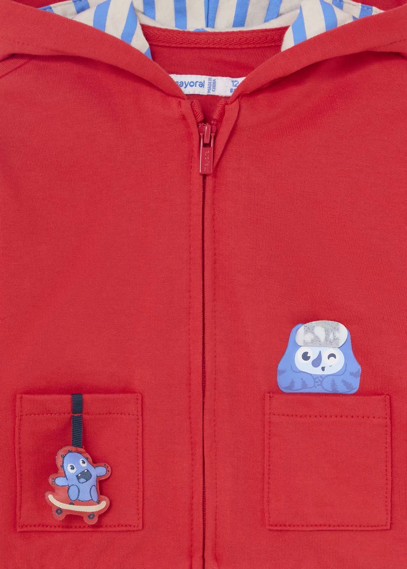 Sudadera rojo sandía interactiva bebé niño