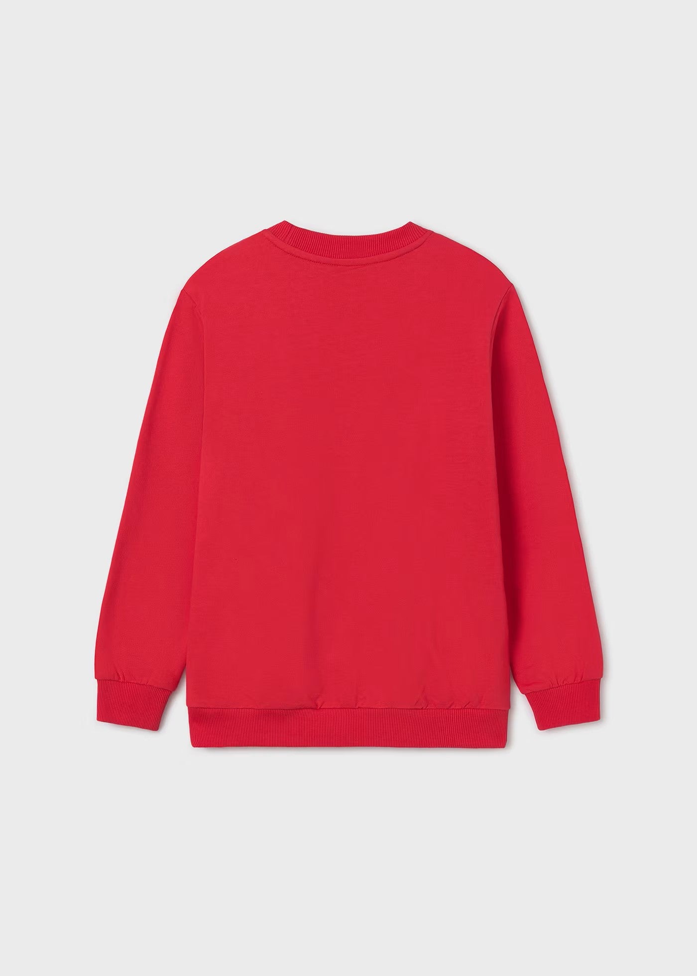 Sudadera relieve roja niño jr