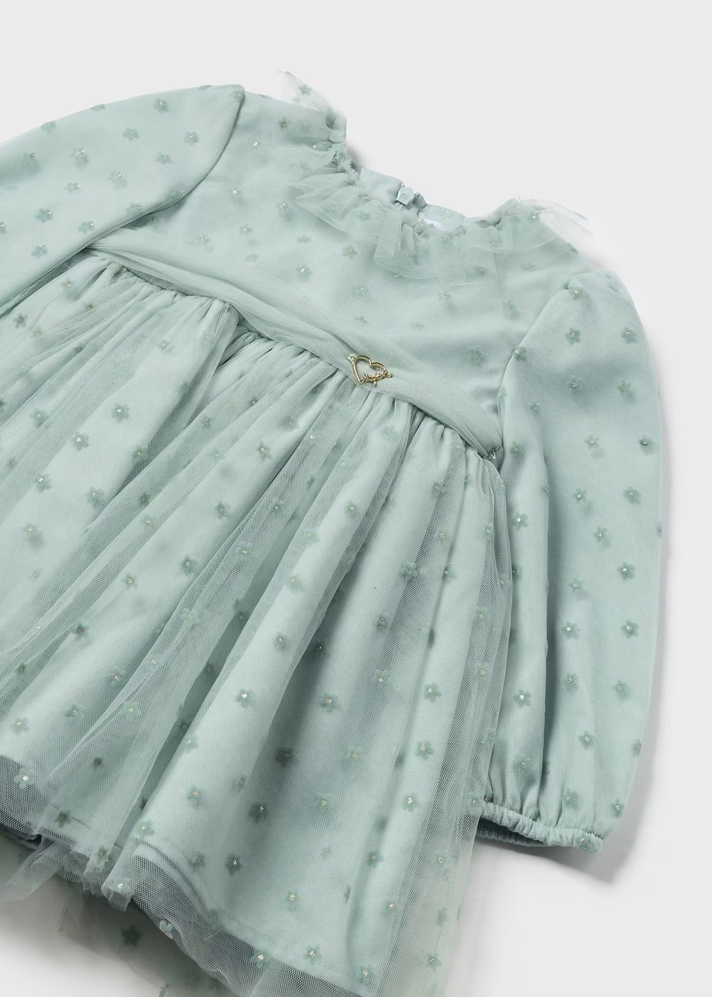 Vestido tul jade para bebé niña